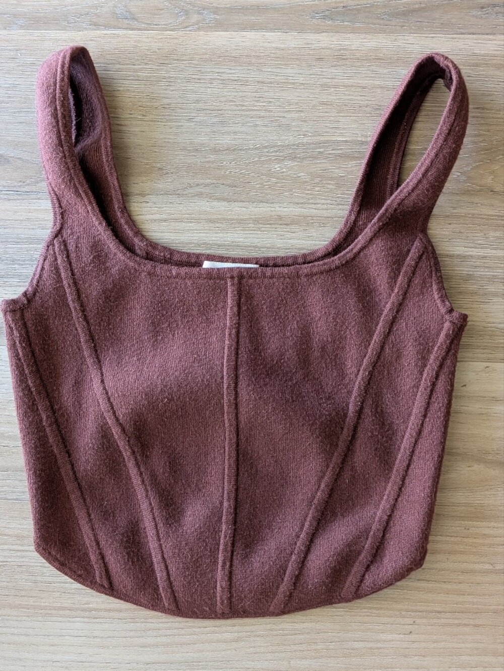Aritzia Wilfred Knitted Corset Size S